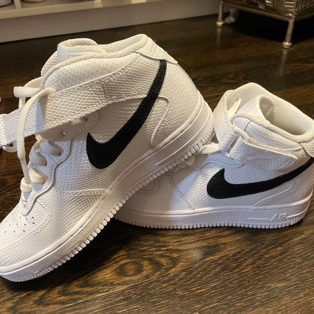 Nike white high tops